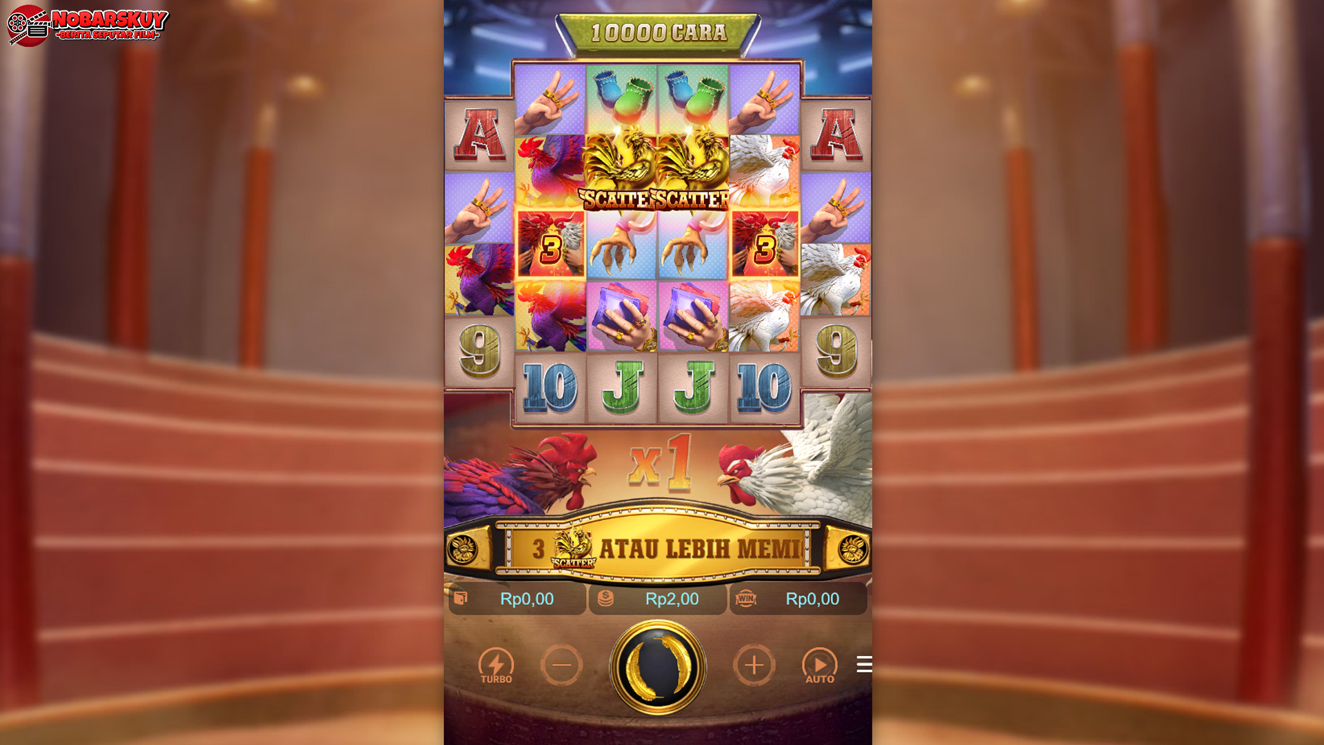 Rooster Rumble Slot Gacor Adu Ayam Penuh Cuan Tiada Henti