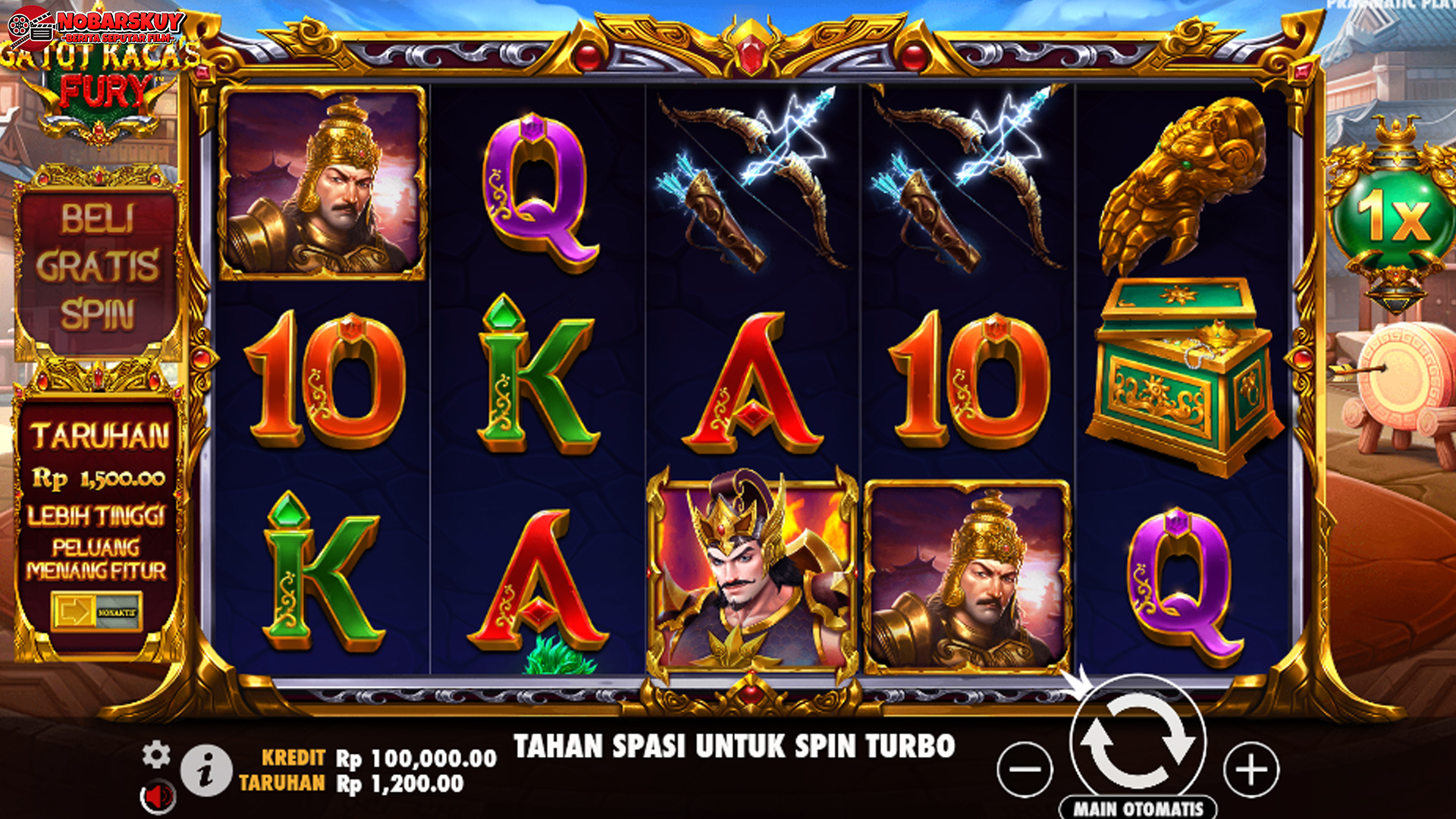 Situs Slot 2025 Paling Populer yang Tawarkan Gatot Kaca's Fury