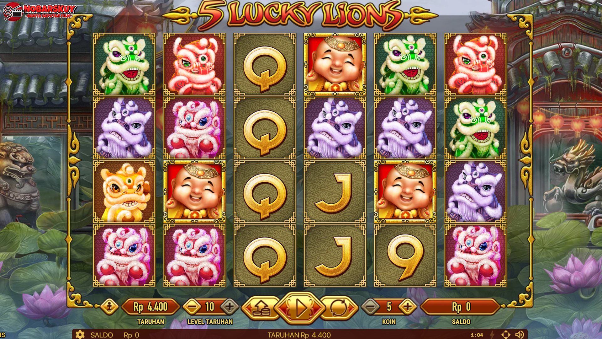 Slot 5 Lucky Lions Banjir Scatter di Link Alternatif Ruby8000