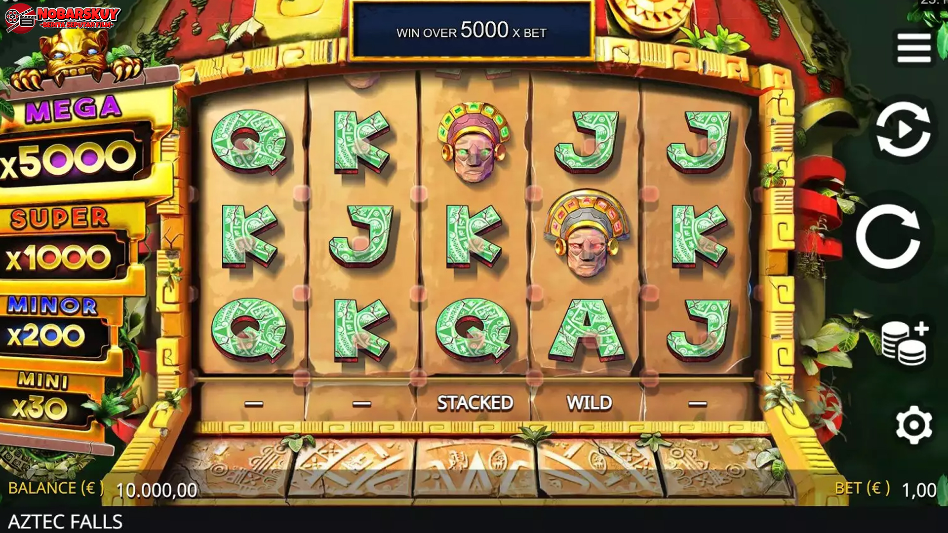 Keindahan Aztec Falls Slot dan 4 Elemen Permainan yang Memikat
