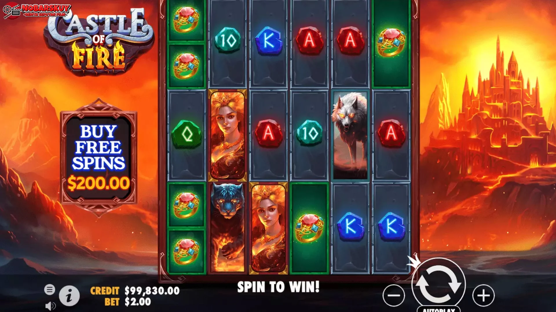 Seluk beluk Gameplay Epik Castle of Fire Via Login Ruby8000