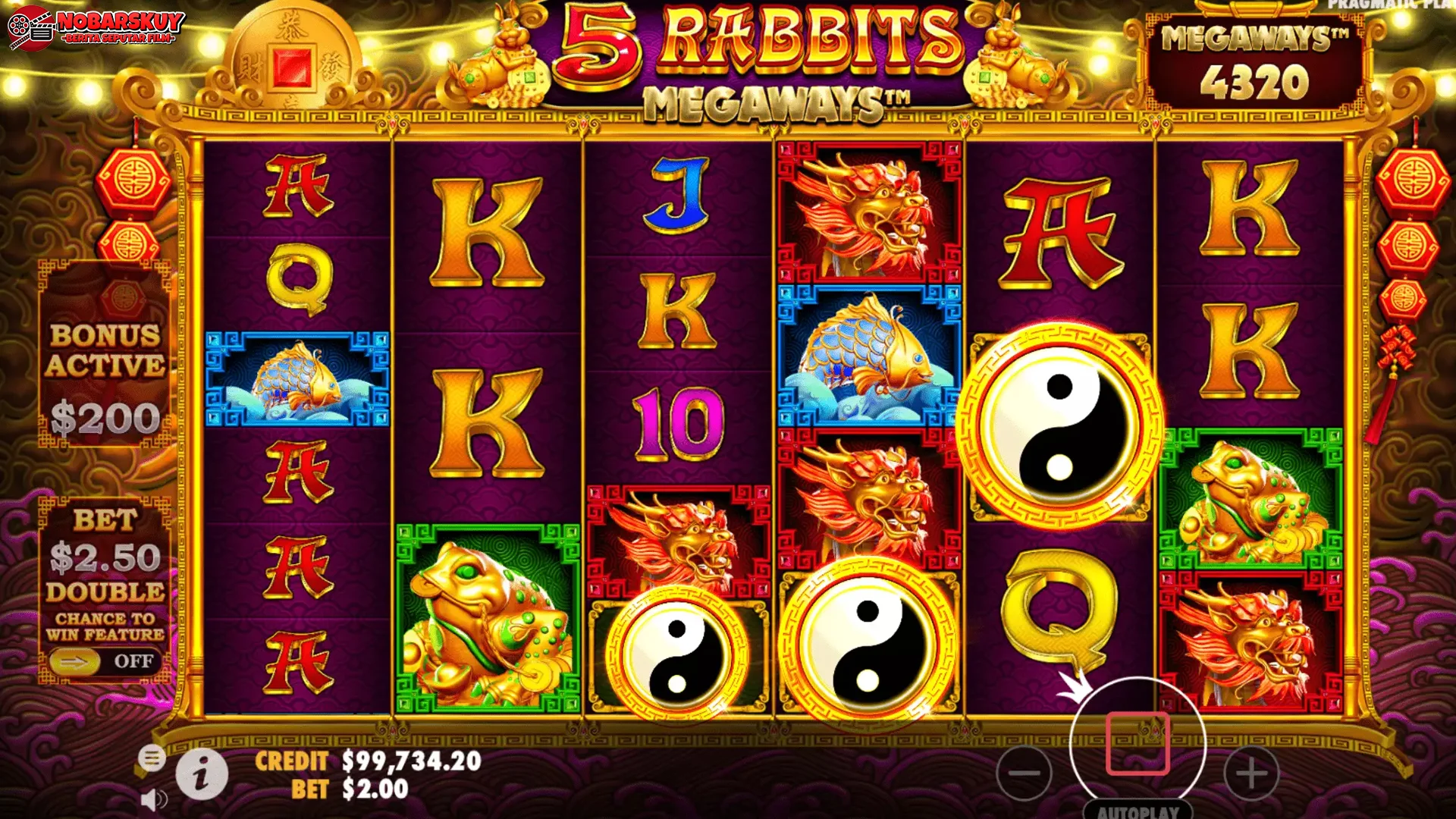 Auto Hop Hop! 5 Blast Paling Gila di 5 Rabbits Megaways