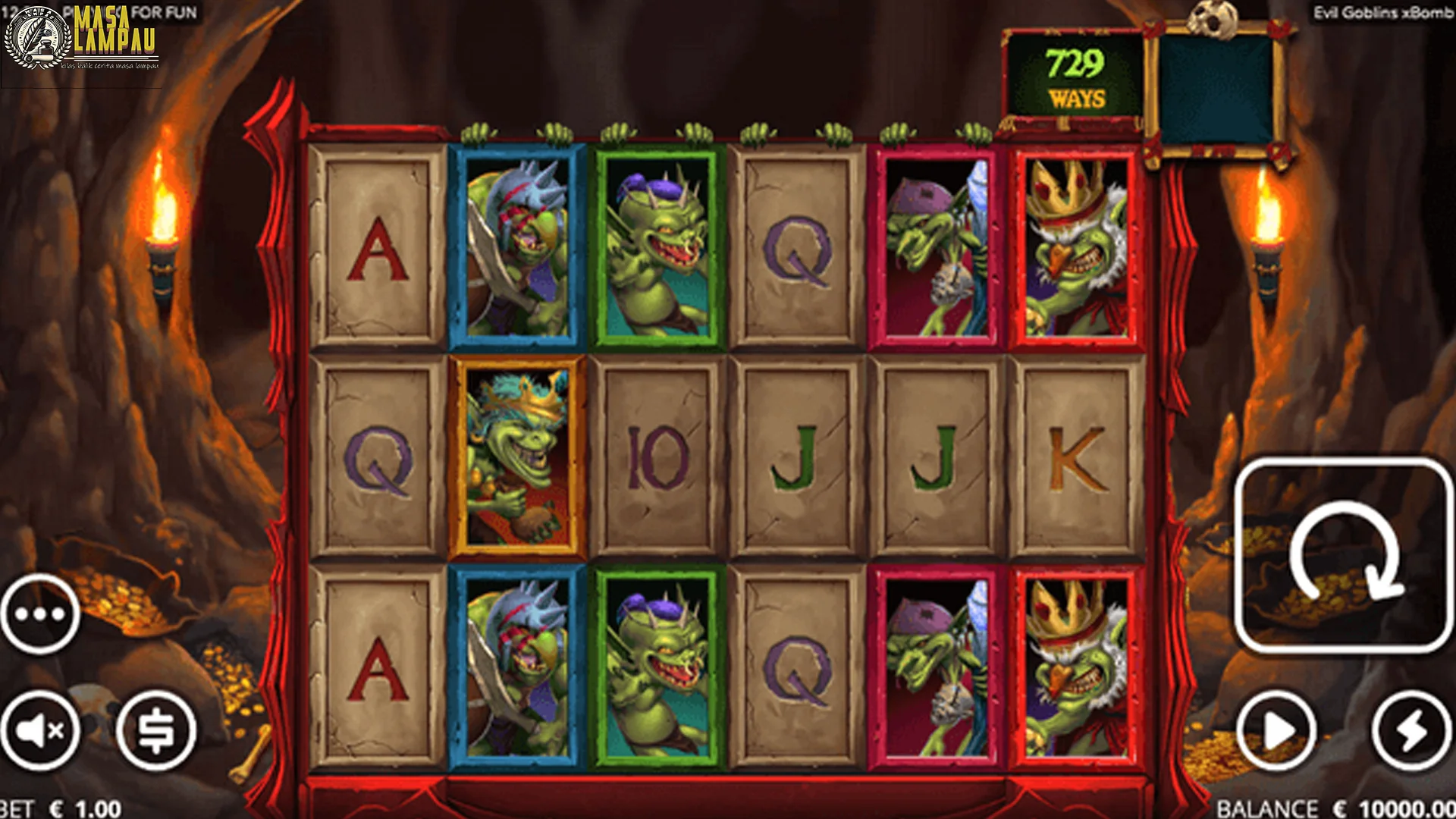 Tema Goblin Jahat di Evil Goblins xBomb Versi 2026 Terbaru